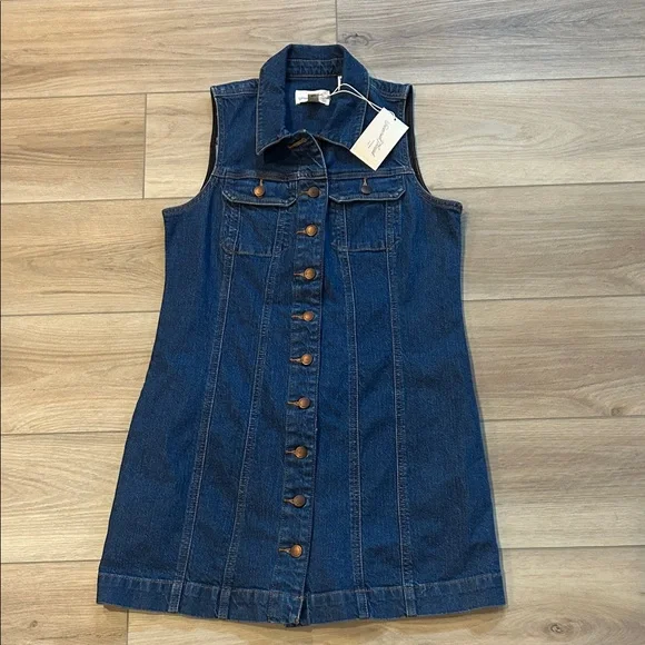 NWT button up jumper dress size M - Picture 1 of 4